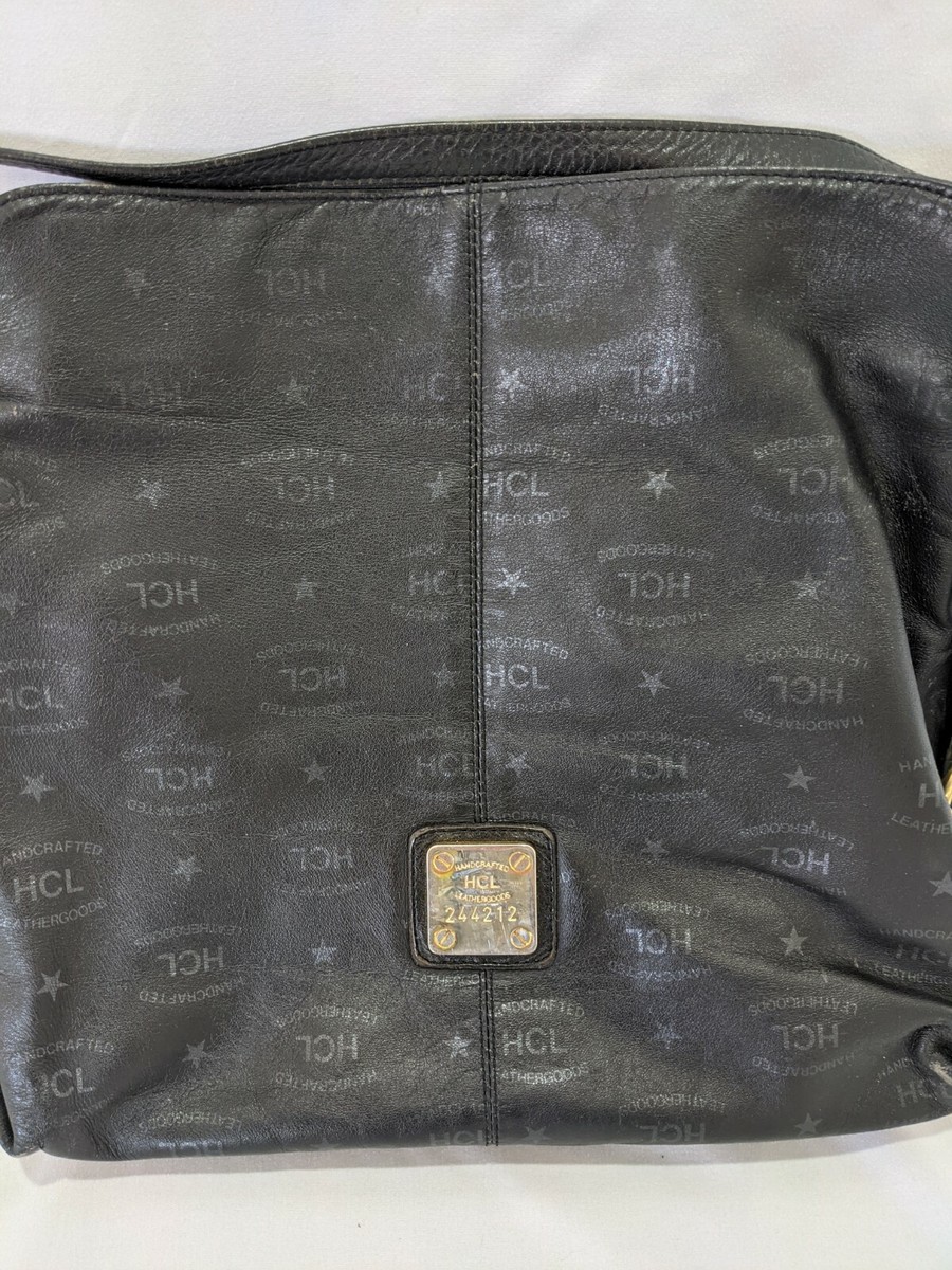 Vtg HCL Handcrafted Leathergoods Co. Black Medium Leather Vtg HCL Handcrafted Leathergoods Co. Black Medium Leather