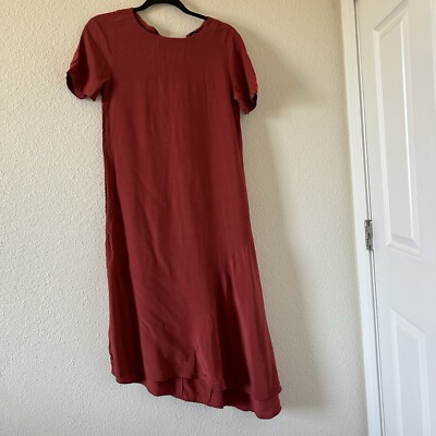 & Other Stories STOCKHOLM ATELIER Women Midi Dress 2 Rustic Burgundy  Asymmetric | eBay