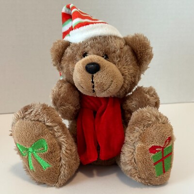 DanDee Christmas Gift Teddy Bear 7'' Plush 2011 Stuffed Animal Toy Bow