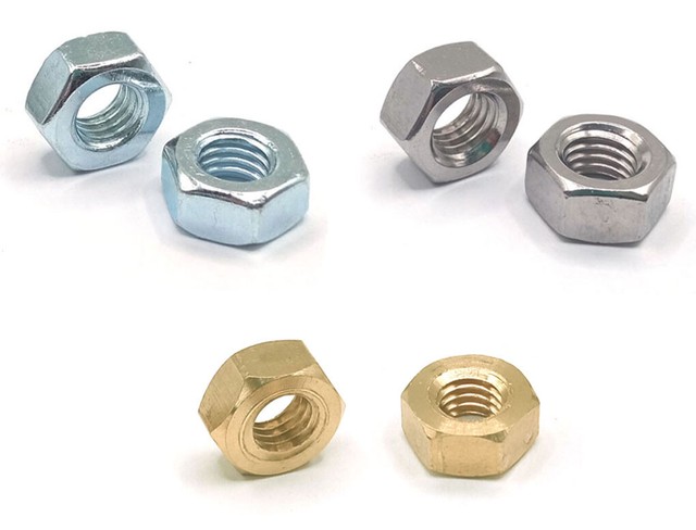 Tuercas hexagonales M2 - Tuerca M30 - Acero inoxidable galvanizado V2A A2 latón - DIN 934