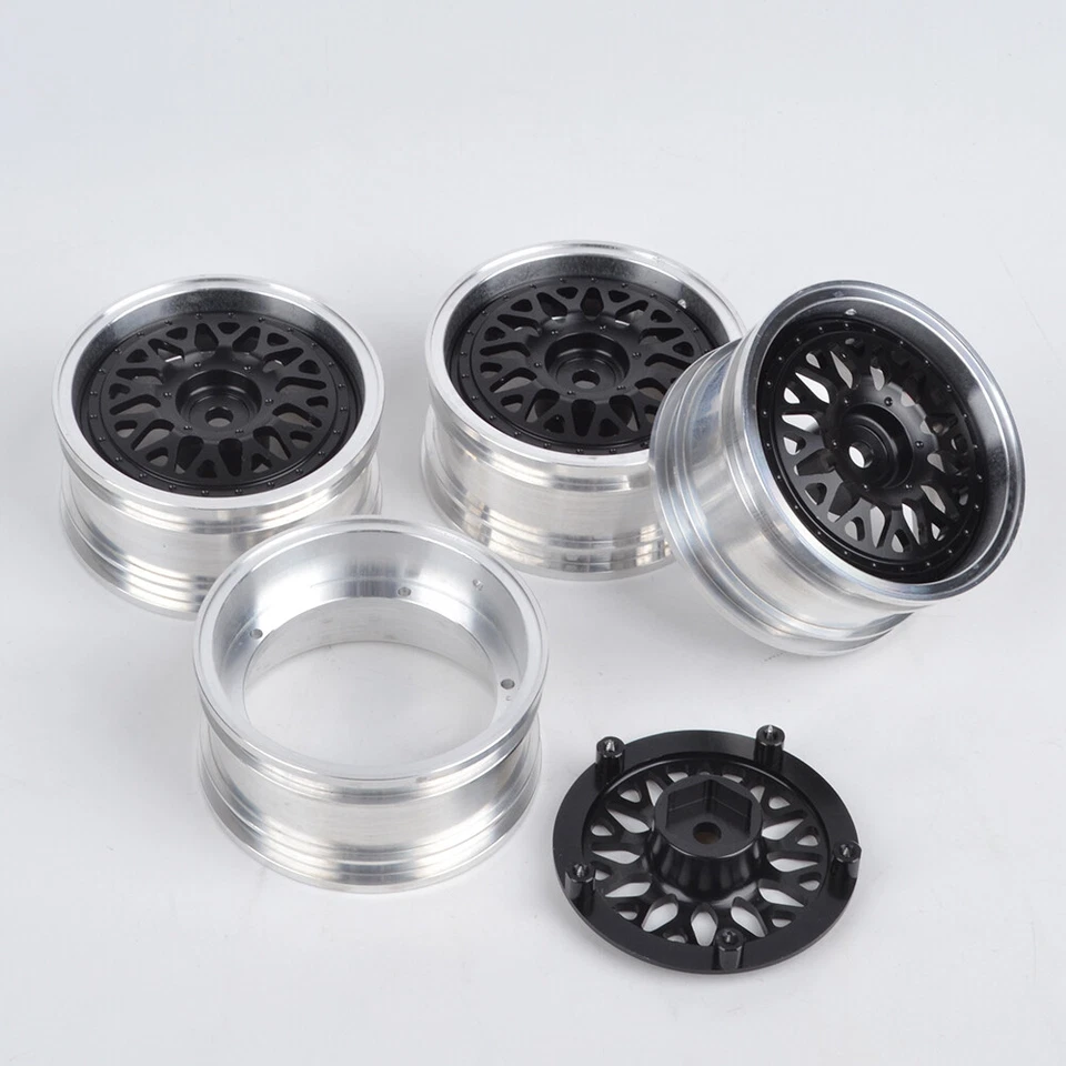 4pcs 1/10 Aluminum Wheels Rims For MST HPI Yokomo Tamiya TT02 On Road Drift Car - Image 2 of 4