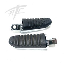 HAYABUSA CHROME OEM REAR FOOT PEGS 13-20 SUZUKI HAYABUSA