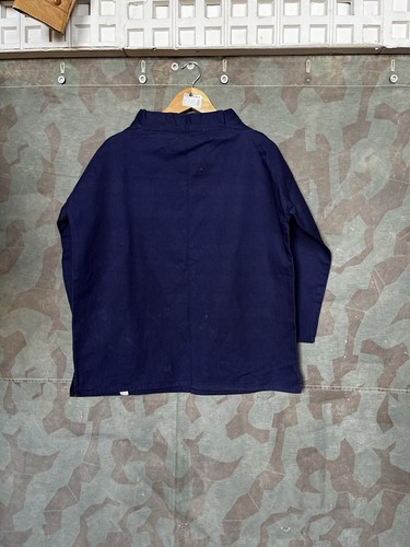 Camisa chaqueta francesa Yarmo British Fisherman Smock vintage ropa de trabajo europea - Imagen 2 de 7