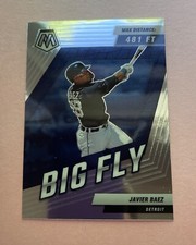 2022 Panini Mosaic Baseball Javier Baez Big Fly #BF-1 Detroit Tigers