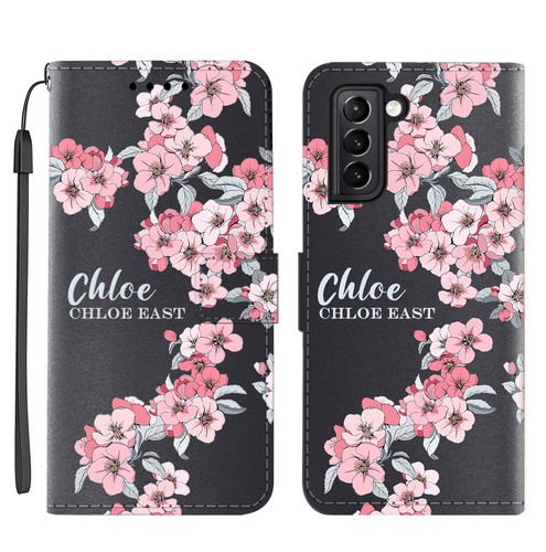 Funda de cuero tipo billetera con soporte para teléfono Samsung A36 A17 A06 S25 flores personalizada - Imagen 37 de 49