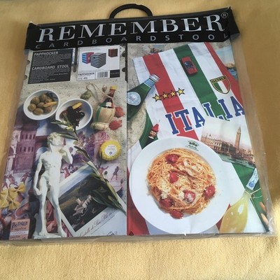 REMEMBER Papphocker  Italia  NEU Originalverpackung 