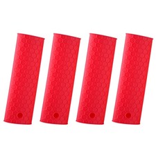  4 Pcs Pot Handle Sleeve Hot Holder Cast Iron Bowl Holders for Microwave