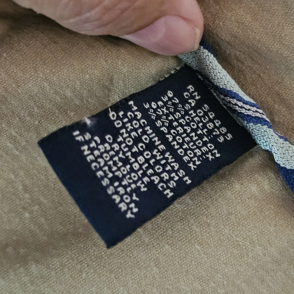 American Eagle Blazer Junior M Corduroy Stretch Button Up Jacket Y2k VTG Preppy - Image 4 of 4