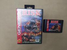 Risk Sega Genesis Cartridge and Case