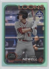 2024 Topps Pro Debut Aqua Foil 26/75 Chris Newell #PD-100 1h5h