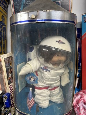 New in Box 1986 Vintage Cabbage Patch Kid Young Astronaut NASA red blue eyes