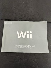 Nintendo Wii Operations Manual Channels and Settings