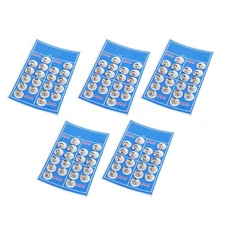 100PCS 13mm Sew-on Snap Buttons Clasps Fasteners Press Studs for Sewing Clothing