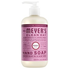 Peony Hand Soap with Essential Oils, 12.5 fl. oz - Natural Cleanser 0.82 per fl oz