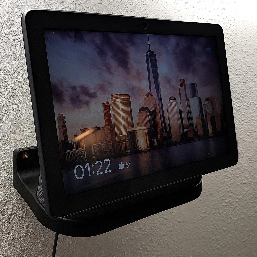 Soporte de montaje en pared Google Nest Home Hub - Soporte de montaje Gen 1 y 2 hecho en EE. UU.