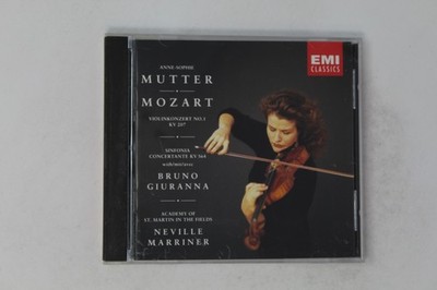Anne-sophie Mutter Mozart Violin Concerto No.1 Sinfonia Concertante CD