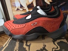 OAKLEY BRAIN DEAD FACTORY TEAM FLESH SANDAL BRAND NEW LAVA RED Men s size 10