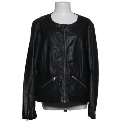 Zizzi, Jacke, Damen, Größe: 46, Schwarz, Polyester/Polyurethan, Einfarbig #vVj