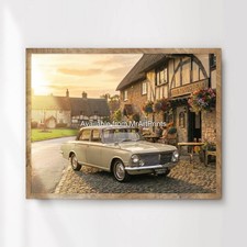 VAUXHALL CRESTA CAR POSTER 1960s Classic Car Art Print Wall Picture A4 A3 A2 A1