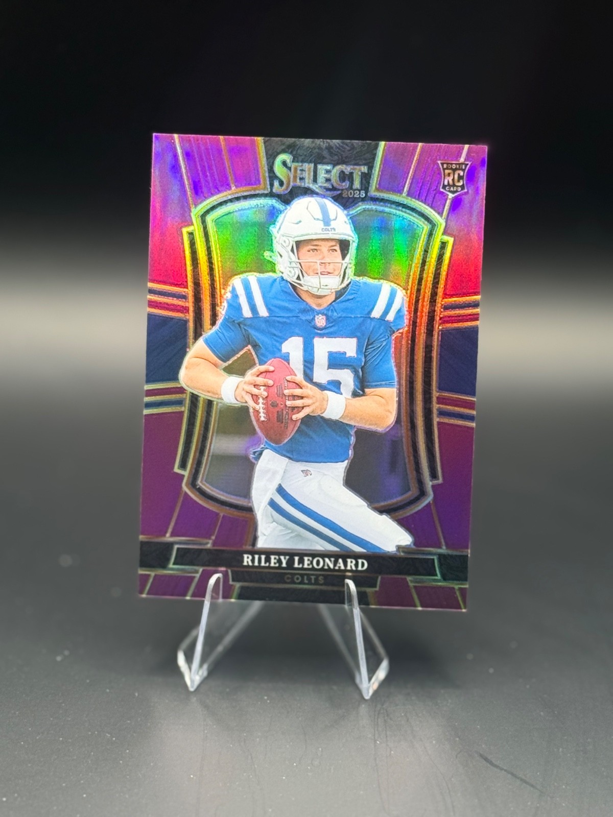 2025 Select - Riley Leonard Purple Premier Level /75 - Colts