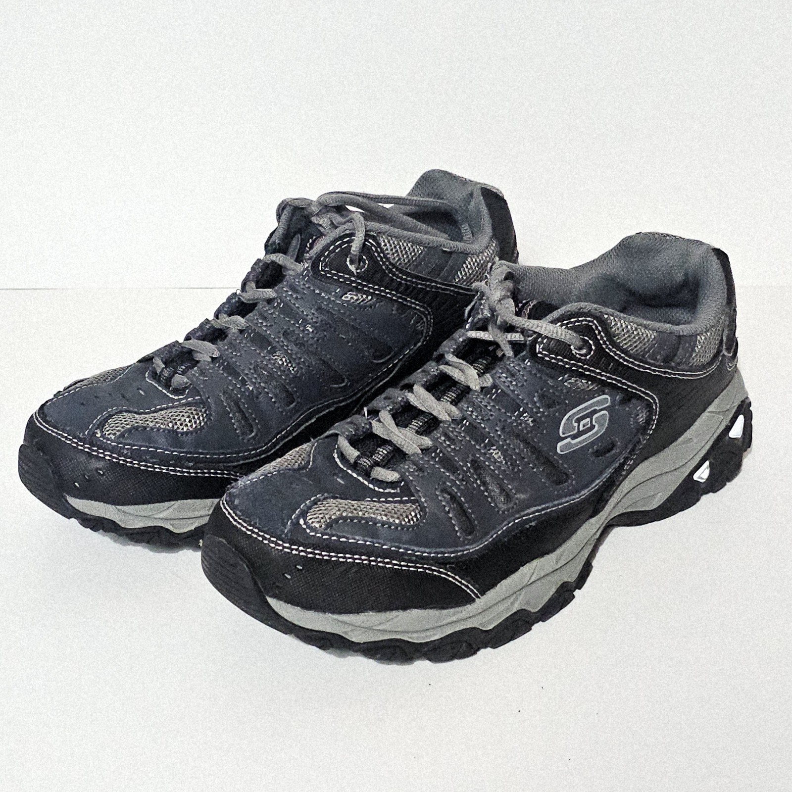 SAOLA Scarpe Skechers Afterburn Uomo 8.5 Blu Navy Sneakers da Passeggio Sportive