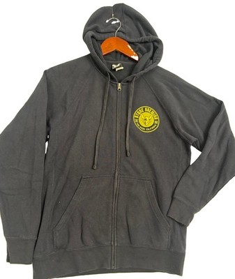 Stone Brewing San Diego Zip Hoodie Small Black Craft Beer Bull Logo Full Zip