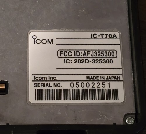 Bardzo ładny, lekko używany stan nadajnik-odbiornik ICOM IC-T70A VHF / UHF, przetestowany działa - Zdjęcie 10 z 16