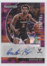 2020-21 Panini Prizm Draft Picks Prospect Purple Ice 29/99 Braxton Key Auto 0o1