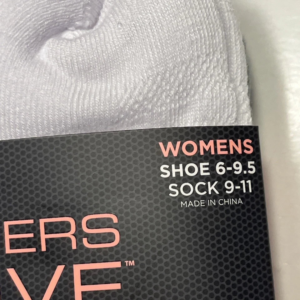 Calcetines Skechers Active para mujer 6-9,5 Qtr Crew 6 pares soporte para el arco acolchados negros Foto 4 de 4