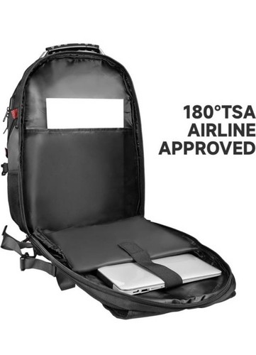 Large Backpack, Laptop Backpack, 18.5 Inch Black Grey Heavy Duty, Super Strong - Picture 4 of 11