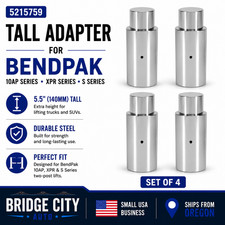 5215759 Tall Adapter Fits For Bendpak 10ap Series Xpr S Series Two-post Lift 5215759 Tall Adapter Fits For Bendpak 10ap Series Xpr S Series Two-post Lift