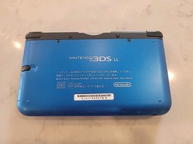 Nintendo 3DS LL XL Blue/Black Console English Menu + Charger + Pok&eacute;mon Ultra Sun