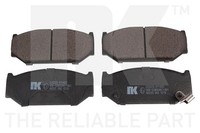 NK Bremsbelagsatz Scheibenbremse 225223 FüR FZ Swift EZ MZ Suzuki NZ 3 4 AZG412