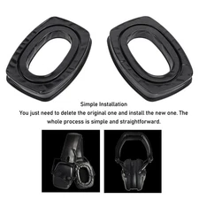 Ear Pad Replacement Cushions Silicone Grooves Design Headset Ear Cushions