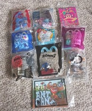 Mixed Lot of 10 - McDonalds / Fast Food Happy Meal Toys Sealed - NEW