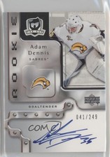2006-07 Upper Deck The Cup Rookie Auto 41/249 Adam Dennis #94 Auto 1e15