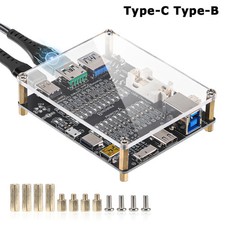 USB Cable Tester Type-C Type-B Data Line Anomaly Detection Board with LED