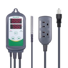 Inkbird WiFi ITC-308 Digital Temperature Controller Thermostat Remote Monitor...