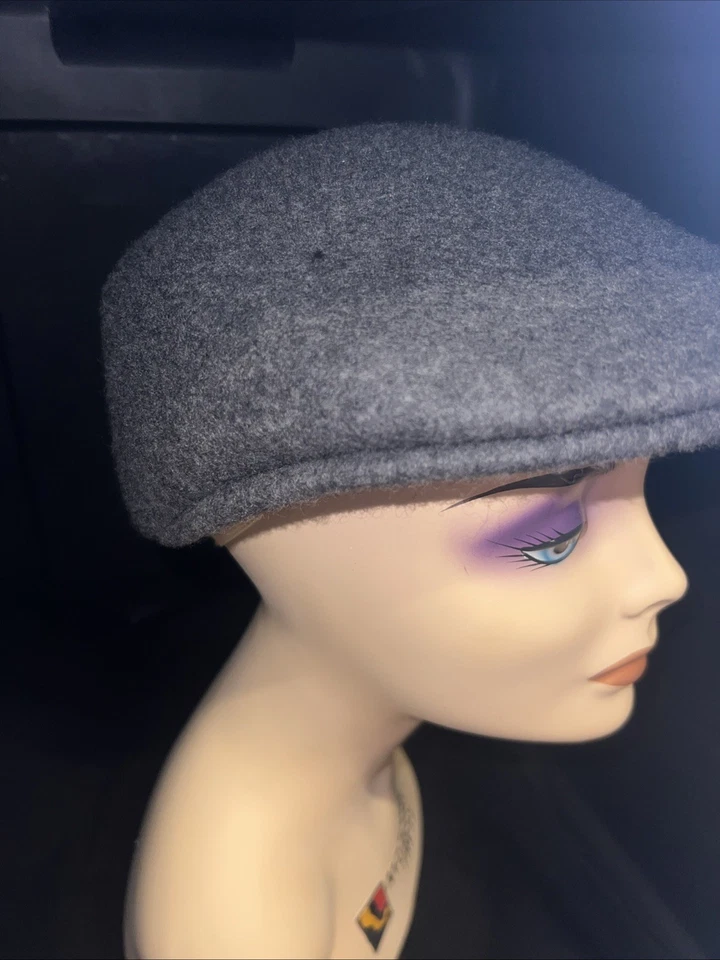 APT. 9 Gorra Newsboy 100% Lana Para Hombre L/XL Gris Carbón Sombrero de Cabbie Driver Gatsby Foto 2 de 4