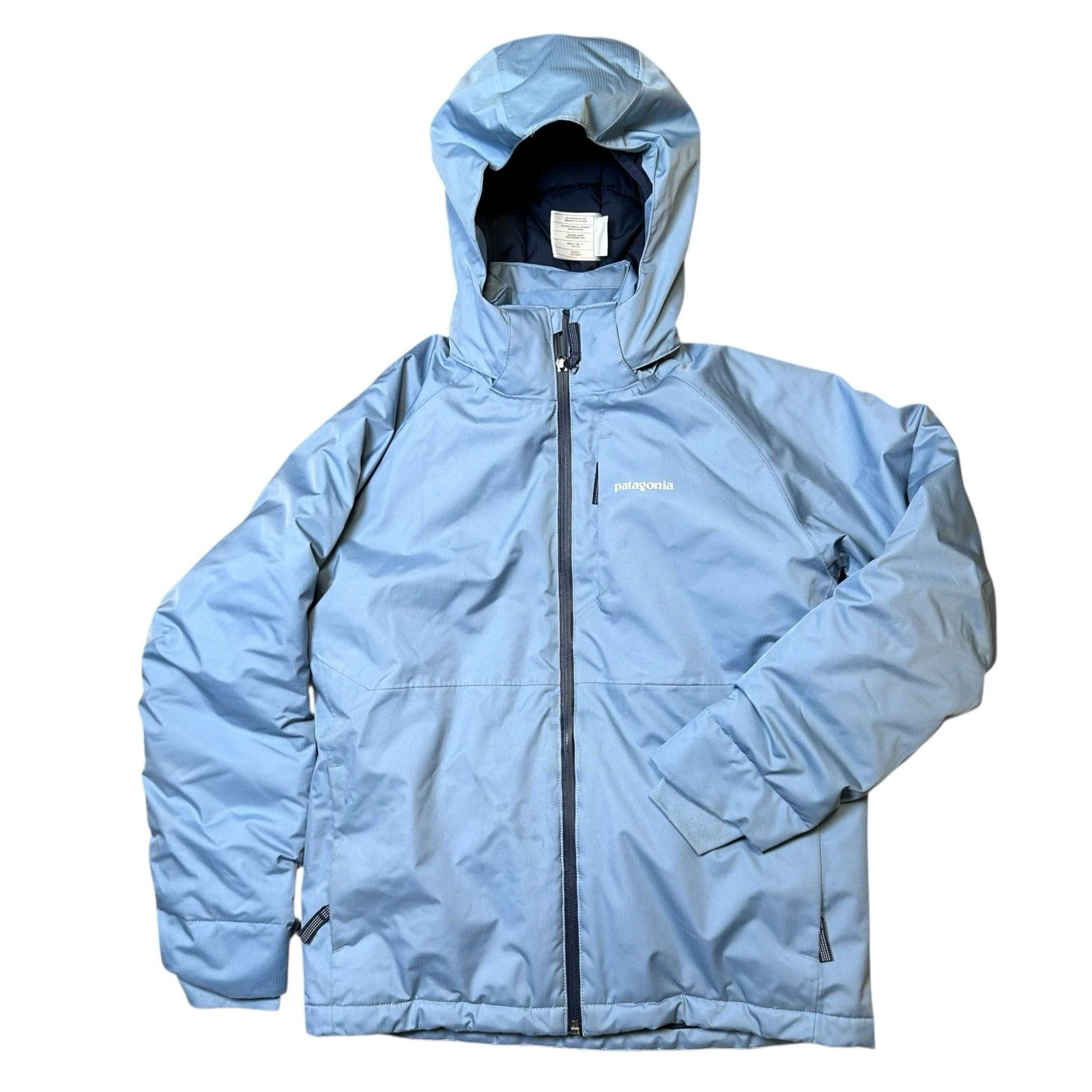 Patagonia boys blue snowshot winter jacket size large 12 H2No waterproof hooded
Opens in a new windo
