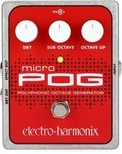 Electro-Harmonix Micro POG Polyphonic Octave Generator Pedal
