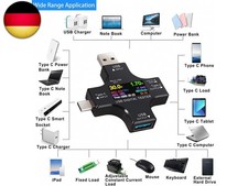 2-in-1 USB Tester Messgerät Strommessgerät Digital Multimeter Strommesser …