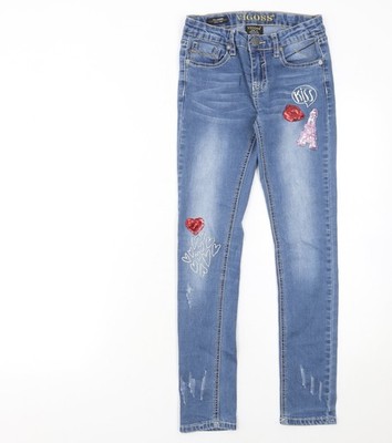 Skinny-Jeans Skinny-Teenss UK-Größe 10 VIGOSS Slim Fit