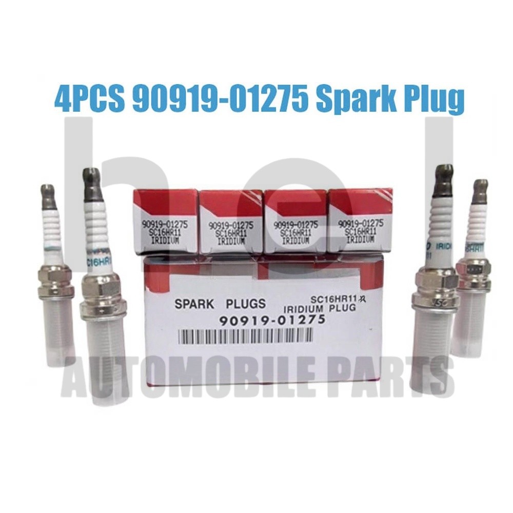 4PCS GENUINE OEM 90919-01275 SC16HR11 IRIDIUM SPARK PLUGS FOR TOYOTA SCION LEXUS