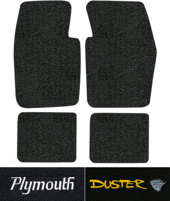 1970-1973 Plymouth Duster Floor Mats - 4pc - Loop