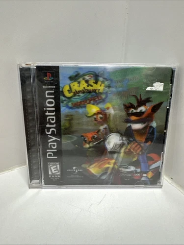 Crash Bandicoot 3: Warped  Sony PS1 Lenticular Cover Holograph black label