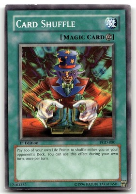 Card Shuffle PGD-080 1st Edition Common Yu-Gi-Oh TCG MP