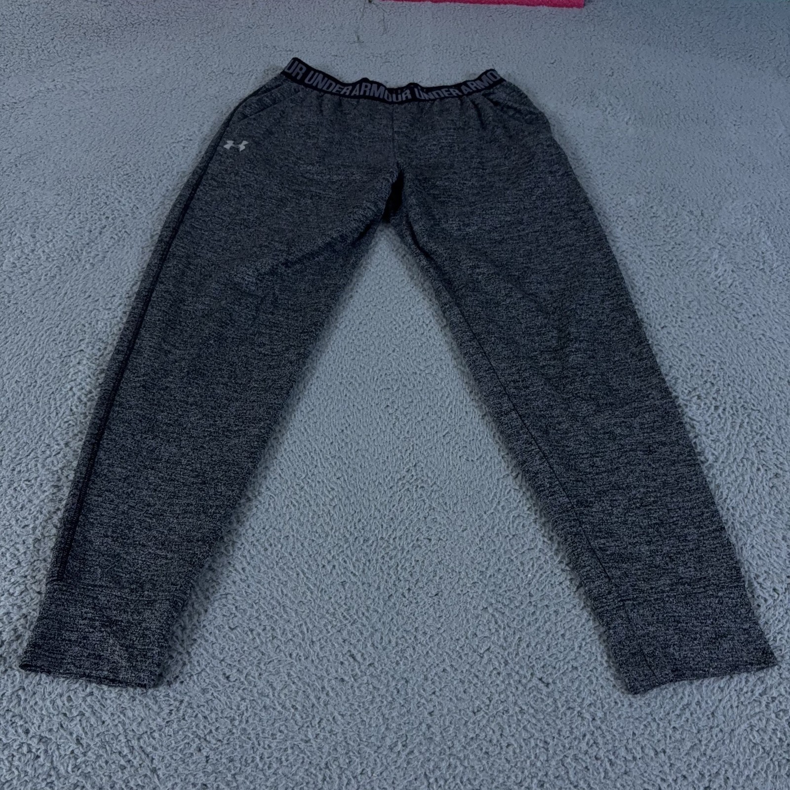 Under Armour Pants Womens Small Gray Heather Play Up Twist Relaxed Jogger Active
