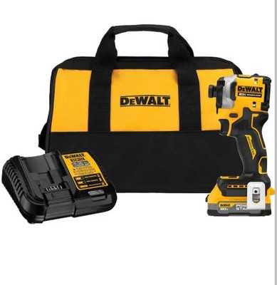 DeWalt DCF850E1 ATOMIC 20V Lithium-Ion 1/4'' Compact Cordless Impact Driver Kit