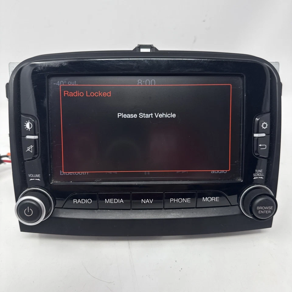 2014-2017 FIAT 500L Navigation GPS FM Radio Info Screen Display UConnect VP3OEM - Image 4 of 4
